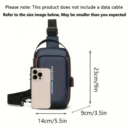 Men’s Crossbody Sling Bag – Everyday Style with a Phone Pocket