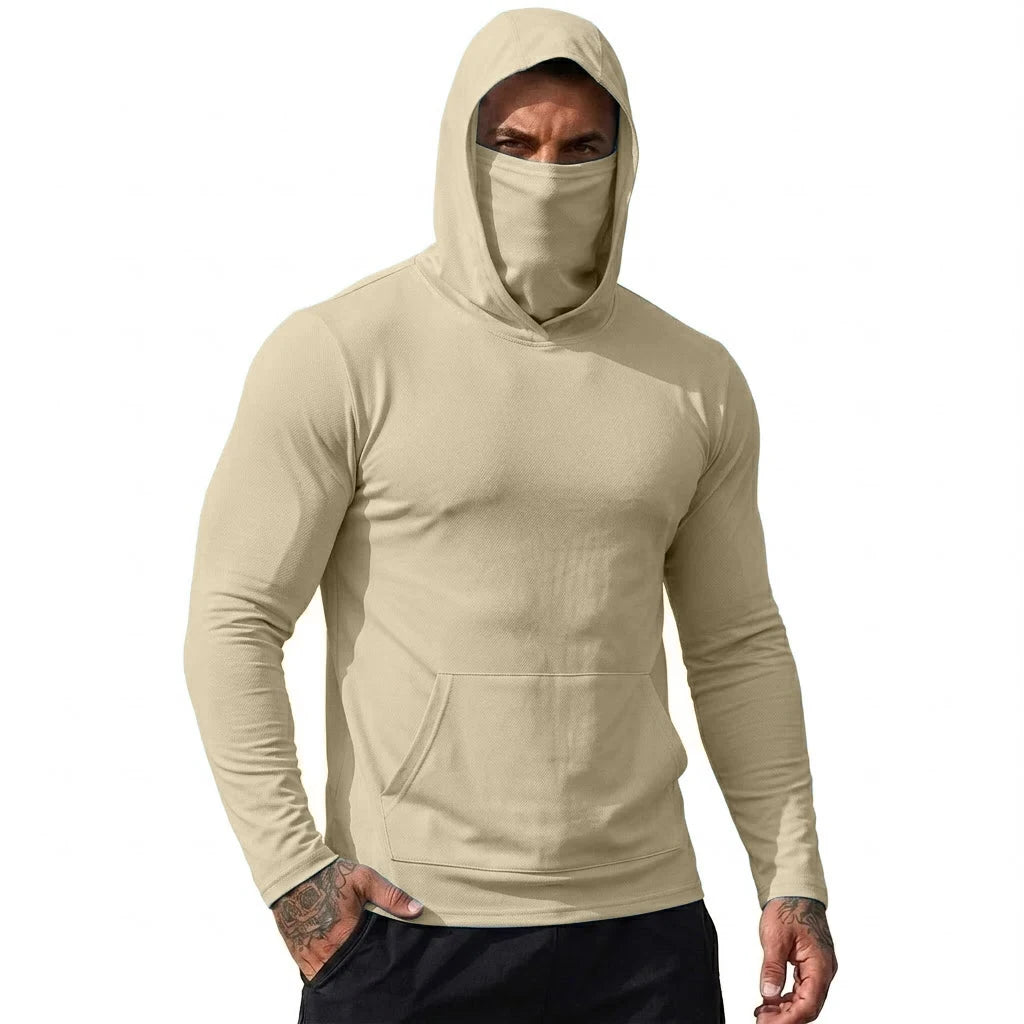 Men’s Lightweight Quick-Dry Hooded Top – Long Sleeve