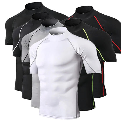 Men’s Short-Sleeve Compression Gym T-Shirt | Quick-Dry