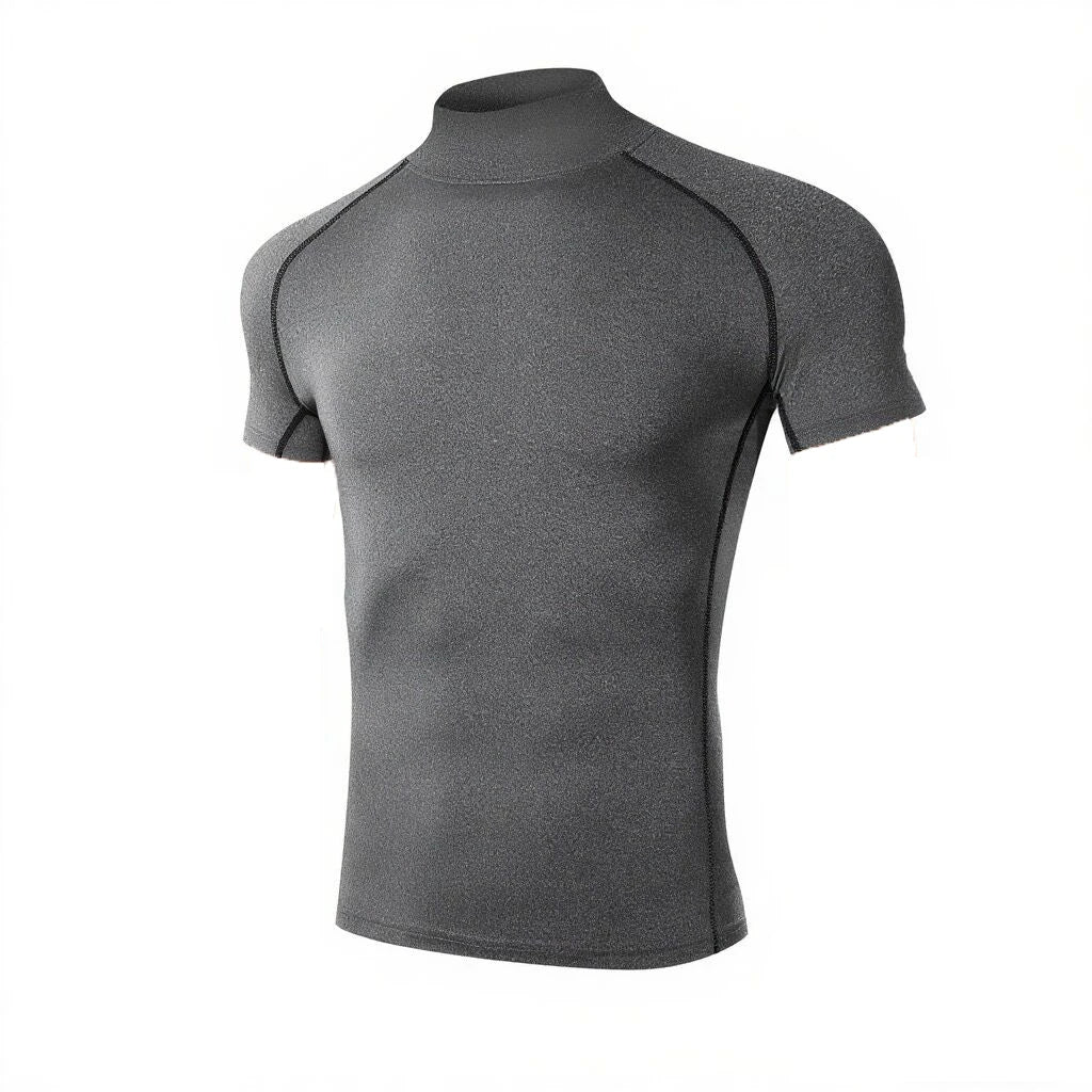 Men’s Short-Sleeve Compression Gym T-Shirt | Quick-Dry
