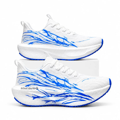 Carbon Plate Performance Running Trainers – Lace-Up, Breathable & Lightweight (Unisex)