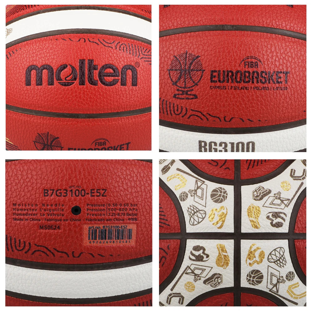 Molten Official Basketball – Premium PU Indoor & Outdoor