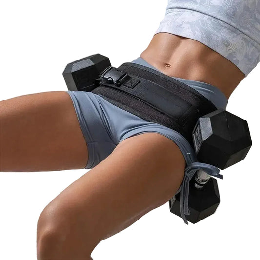 Adjustable Weighted Waist Belt – Home Workout Training Belt for Hip Shaping & Strength Training