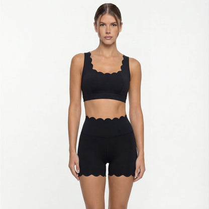 FUBEIKE Sportswear Woman Gym Women's Tracksuit Sport Outfit For Woman Female Clothing Sports Yoga Outfit Women's Cycling Shorts