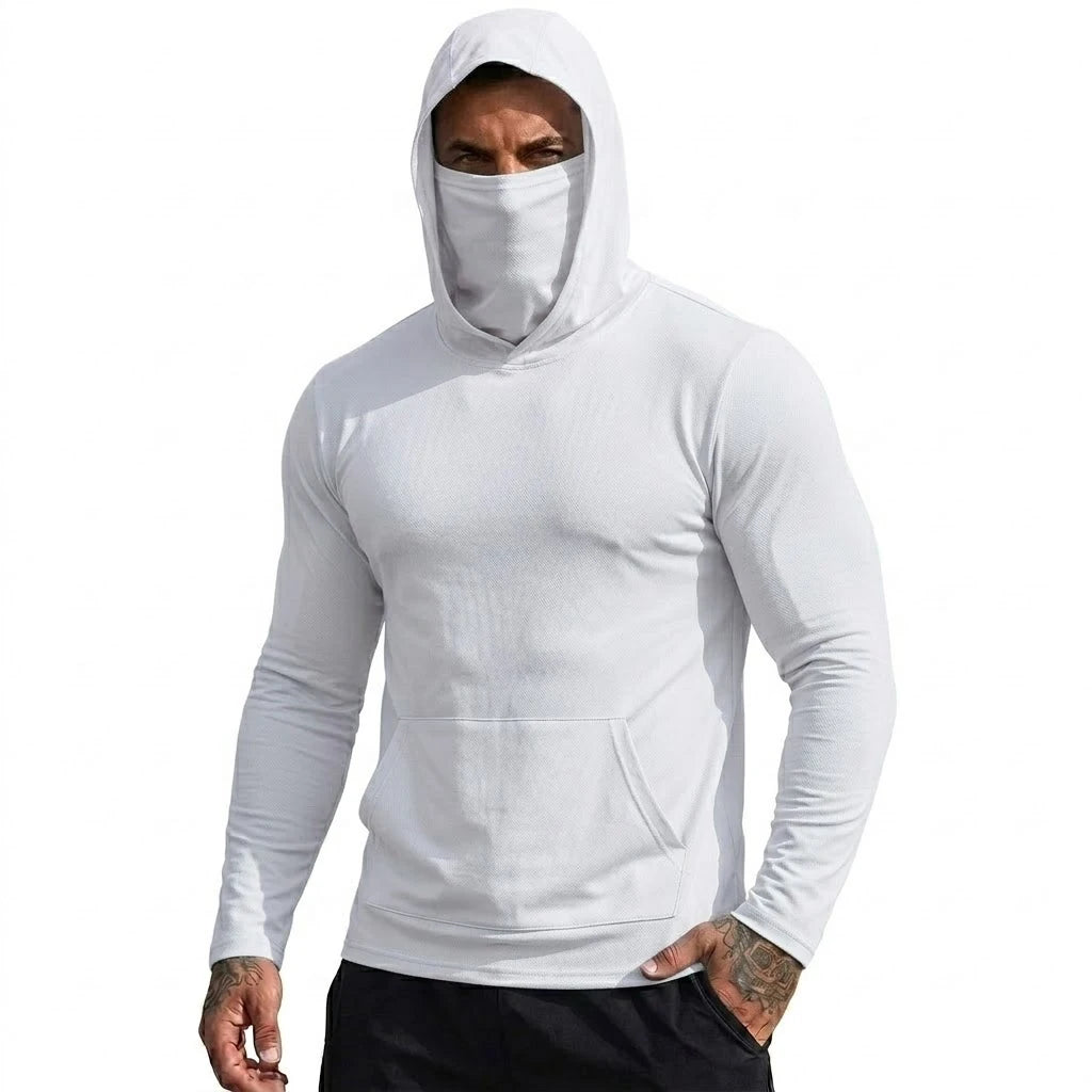 Men’s Lightweight Quick-Dry Hooded Top – Long Sleeve