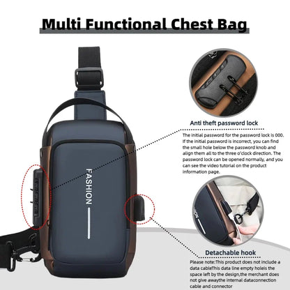 Men’s Crossbody Sling Bag – Everyday Style with a Phone Pocket
