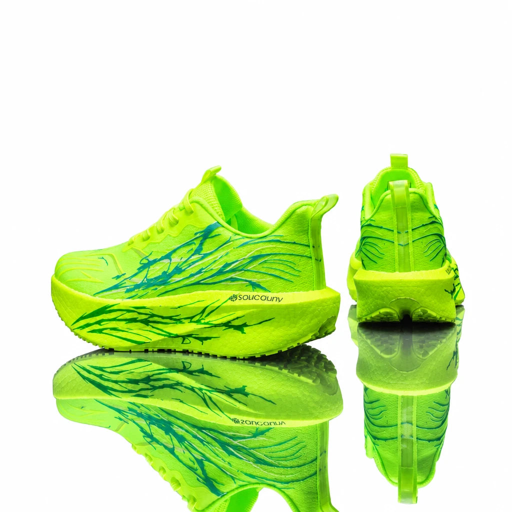 Carbon Plate Performance Running Trainers – Lace-Up, Breathable & Lightweight (Unisex)
