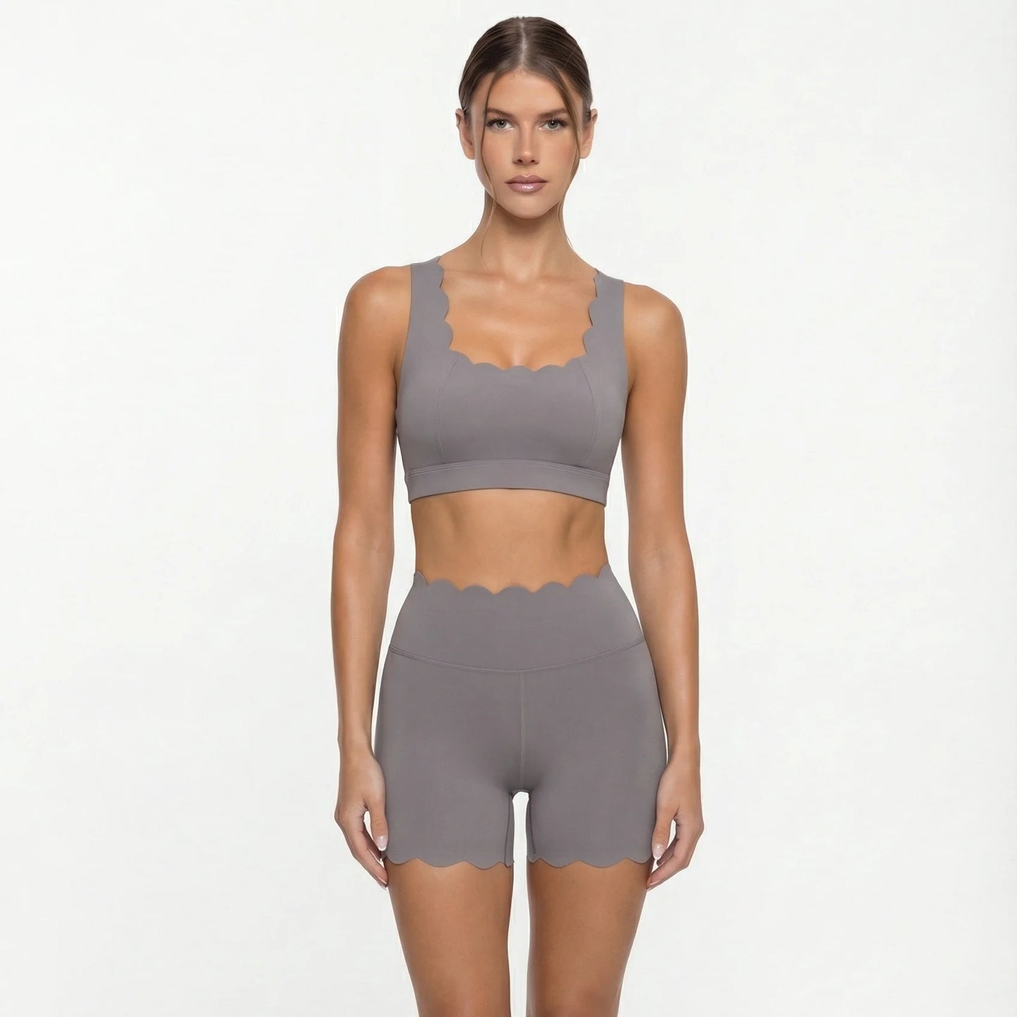 FUBEIKE Sportswear Woman Gym Women's Tracksuit Sport Outfit For Woman Female Clothing Sports Yoga Outfit Women's Cycling Shorts