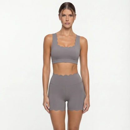 FUBEIKE Sportswear Woman Gym Women's Tracksuit Sport Outfit For Woman Female Clothing Sports Yoga Outfit Women's Cycling Shorts