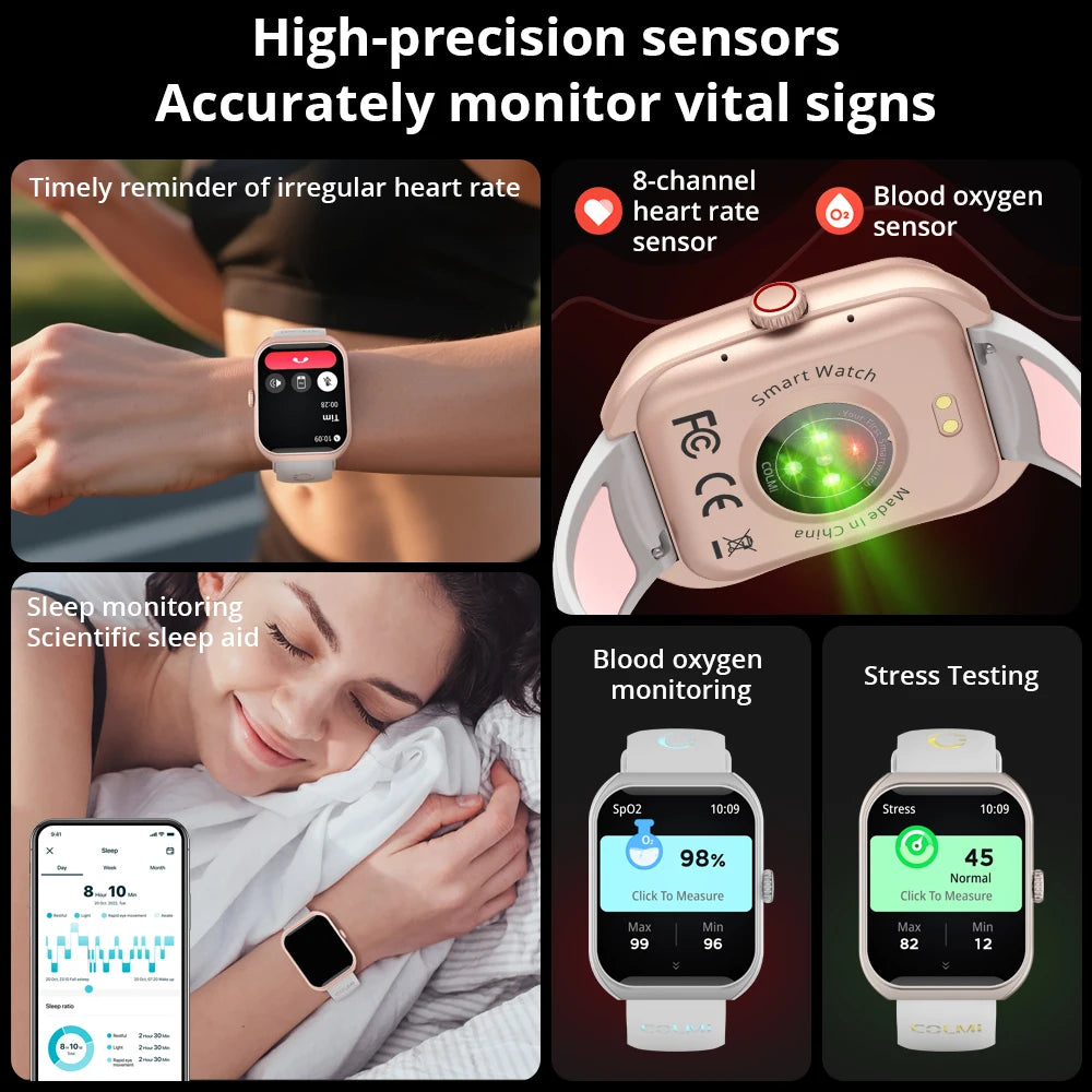 COLMI P86 Smartwatch – 1.93″ AMOLED Display, Bluetooth Calling & Fitness Tracking