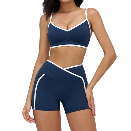 Women's 2-Piece Gym Set | Sports Bra & High-Waisted Leggings