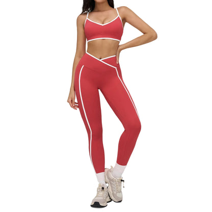 Women's 2-Piece Gym Set | Sports Bra & High-Waisted Leggings