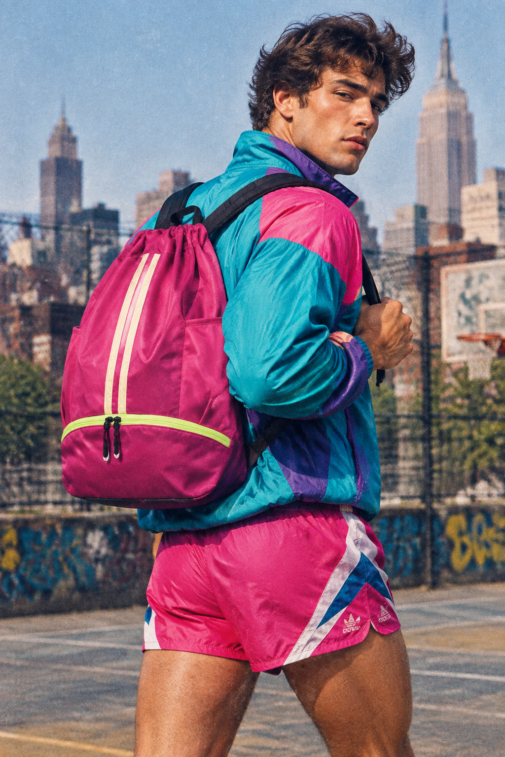 Drawstring Sports Backpack with Wet & Dry Storage | Gym & Swim