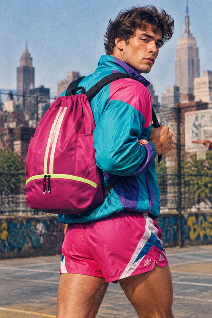 Drawstring Sports Backpack with Wet & Dry Storage | Gym & Swim