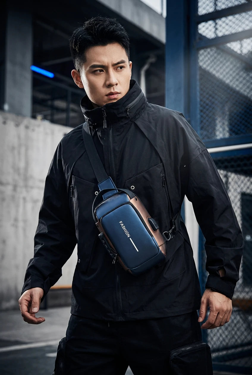 Men’s Crossbody Sling Bag – Everyday Style with a Phone Pocket