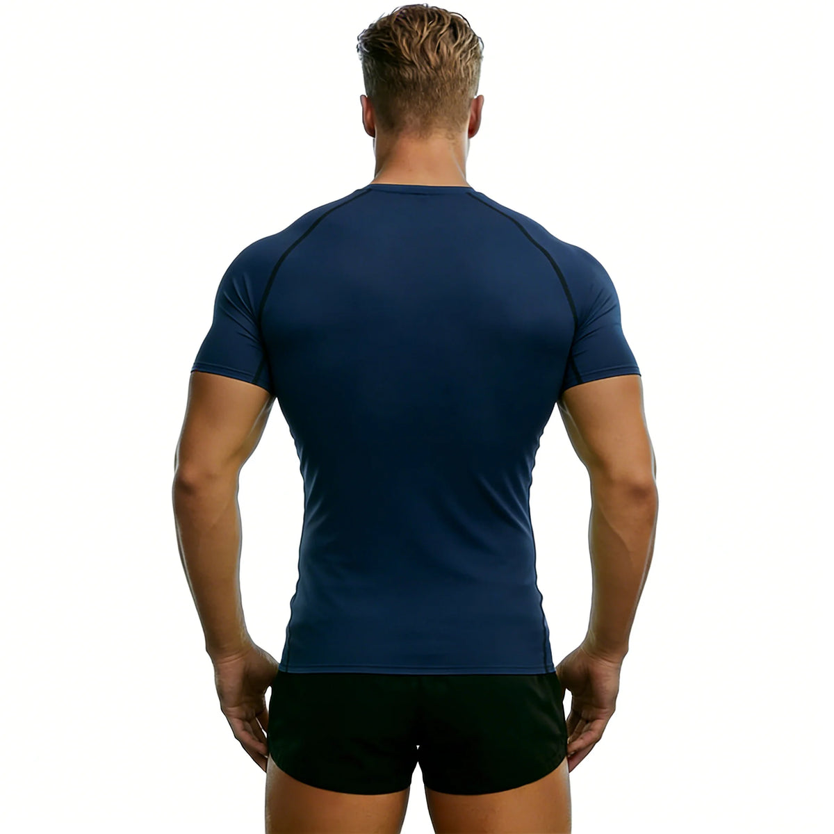 Men’s Reflective Compression T-Shirt – Quick-Dry Performance Fit