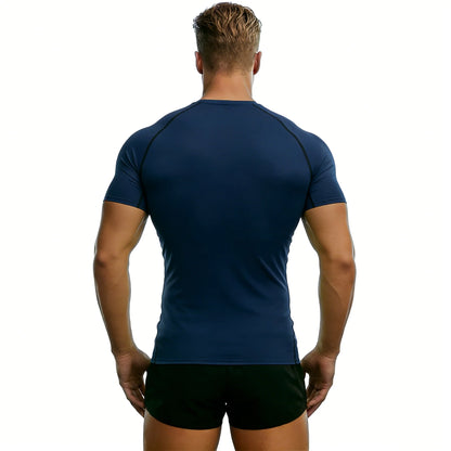 Men’s Reflective Compression T-Shirt – Quick-Dry Performance Fit