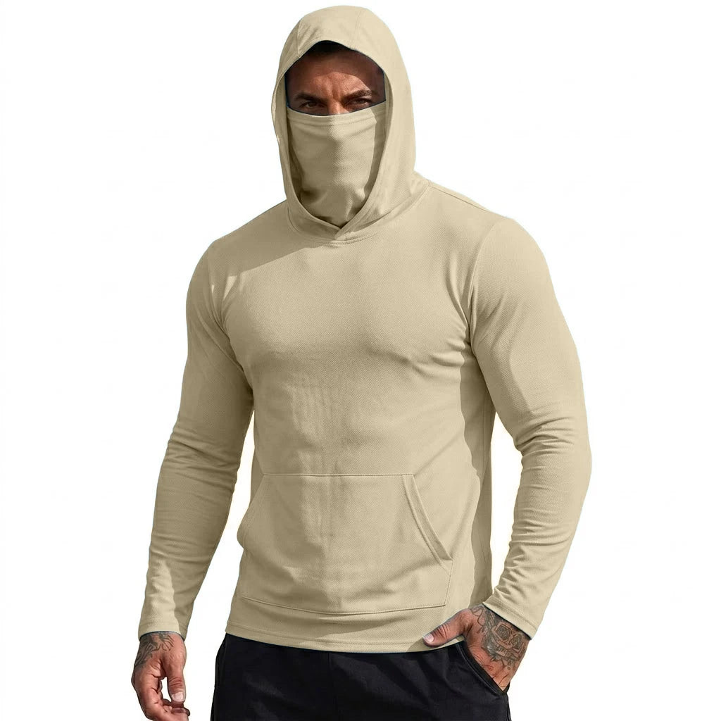 Men’s Lightweight Quick-Dry Hooded Top – Long Sleeve