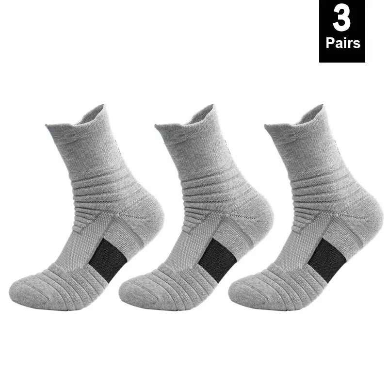 Men’s Anti-Slip Sports Socks – Breathable Comfort for Football & Training