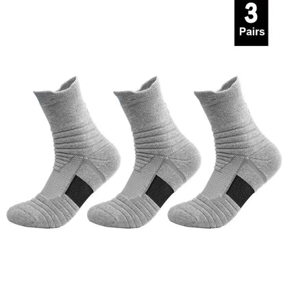 Men’s Anti-Slip Sports Socks – Breathable Comfort for Football & Training