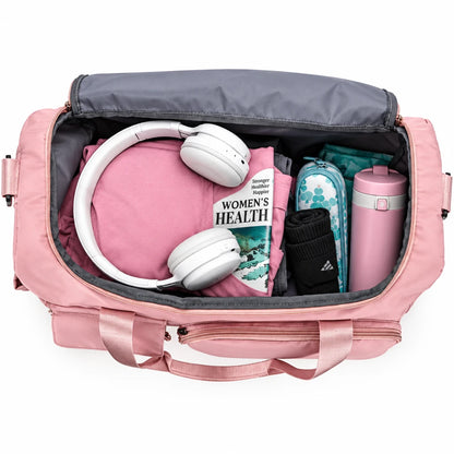 Travel & Gym Holdall with Shoe Compartment | Water-Repellent Nylon