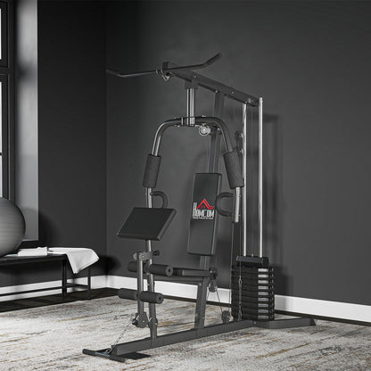 Multifunction Home Gym Machine with 45Kg Weight Stack, for Full Body Workout